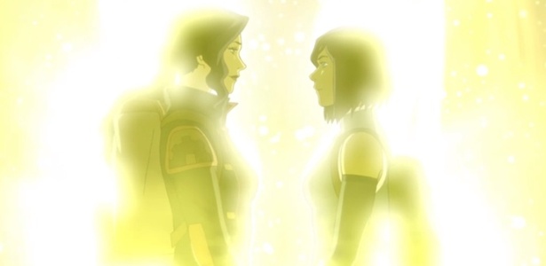 Cena de "Avatar: A Lenda de Korra" sugere romance entre Korra e Asami