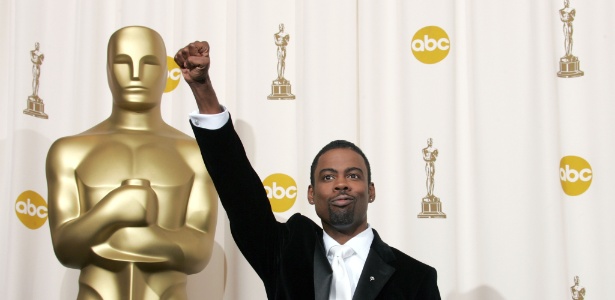 O ator e comediante Chris Rock quando apresentou a 77ª cerimônia do Oscar, em 2005