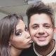 Anitta recebe Cristiano Araújo e Nicole Bahls em seu camarim do show em Brasília - Carlos Ramirez/Divulgação
