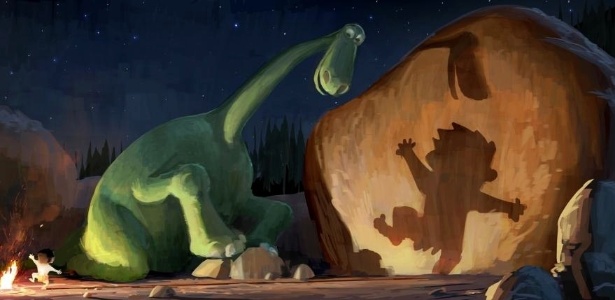 Cena da animação "The Good Dinosaur", da Disney