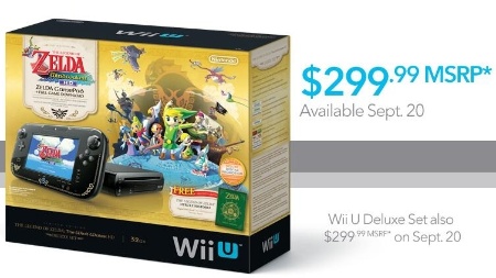 Wii U Deluxe com cópia digital de "Wind Waker HD" já terá preço reduzido