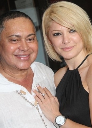 Glaycon Muniz com a apresentadora e atriz Antônia Fontenelle