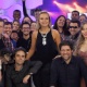 Equipe da Eliana comemora aniversário dela no palco - Lourival Ribeiro/SBT