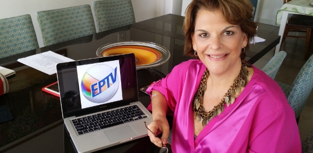 A diretora Leonor Corrêa assina com a EPTV