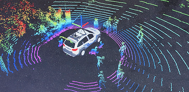 É assim que carros autônomos enxergam: mapas 3D são necessários para navegação