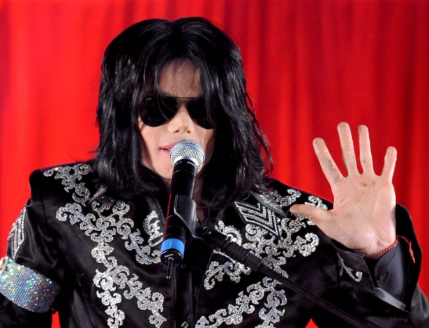 O cantor Michael Jackson, em maço de 2009, meses antes de morrer