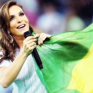 3.jul.2014 - Ivete Sangalo publicou no Instagram mensagem se dizendo "muito honrada" por ter sido convidada para cantar na final da Copa do Mundo