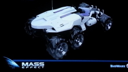 Reprodução Um novo veículo Mako foi exibido pela BioWare no painel de "Mass Effect" na Comic-Con