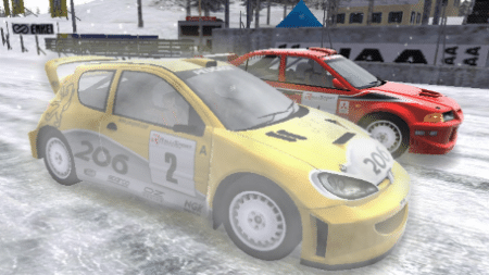 No antigo "Rally Sport Challenge", do primeiro Xbox, rapaz consegue disputar corridas contra o pai morto há mais de uma década