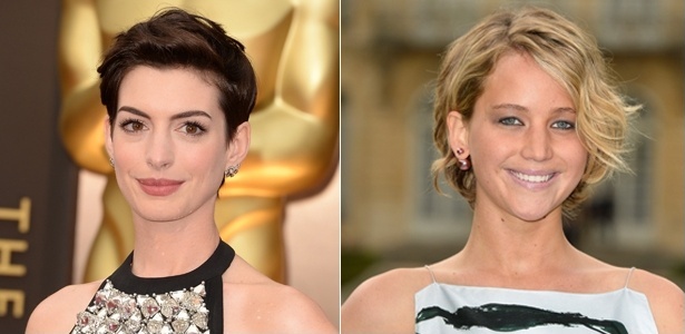 Anne Hathaway e Jennifer Lawrence apostaram no curto e agora criam maneira estilosas para esperarem os fios crescerem