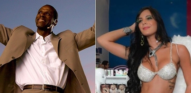 O ex-atleta Robson Caetano e a gata do Paulistão Lorena Bueri estão na sétima edição de "A Fazenda"