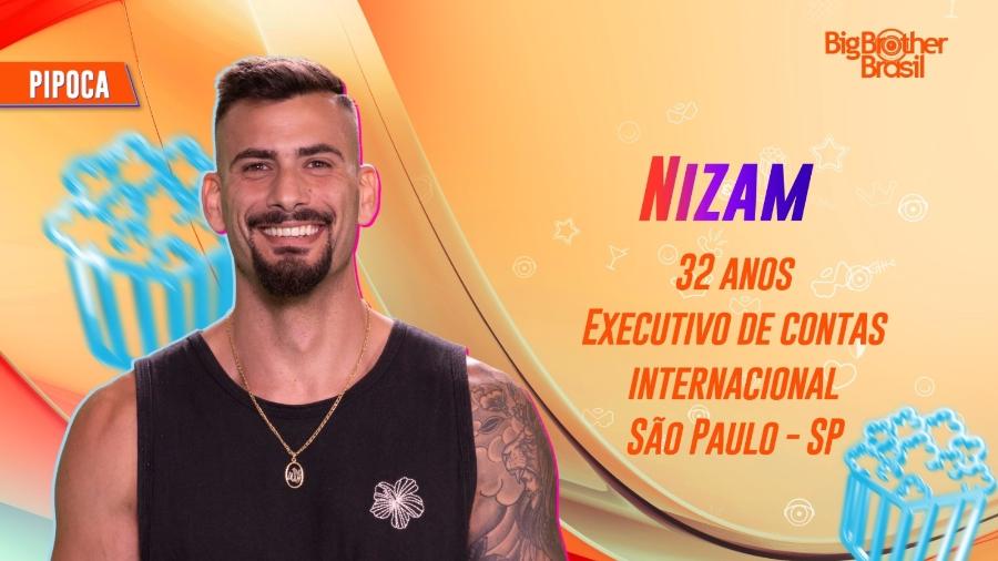 BBB 24: Nizam faz parte da pipoca do reality - Foto: Tv Globo