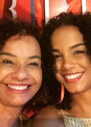 Solange Couto com a filha, Morena Mariah