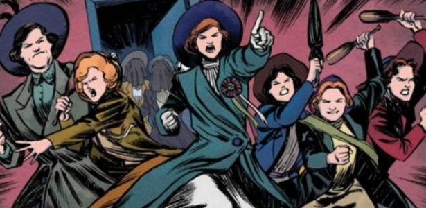 Grupo de mulheres britânicas resolveu lutar pelo direito ao voto