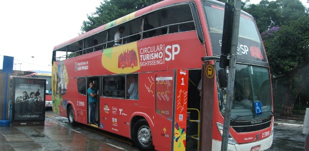 Ônibus do Circular Turismo SP, que percorrerá os pontos turísticos e históricos da cidade