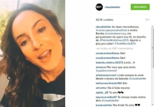 Reprodução/Instagram/claudialeitte