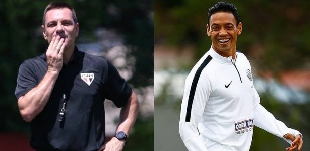 Ricardo Oliveira e Doriva se enfrentam pela semifinal da Copa do Brasil nesta quarta-feira