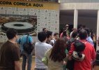 Briga, confusão e fila de 4h marcam retirada de credenciais para Santos x Flamengo no DF