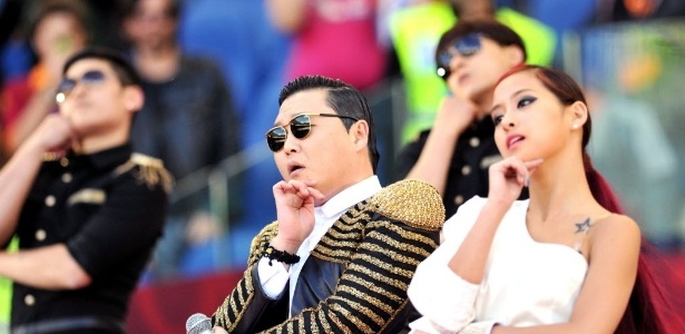 Final da Copa da Itália, entre Roma e Lazio, teve show de abertura com o cantor Psy