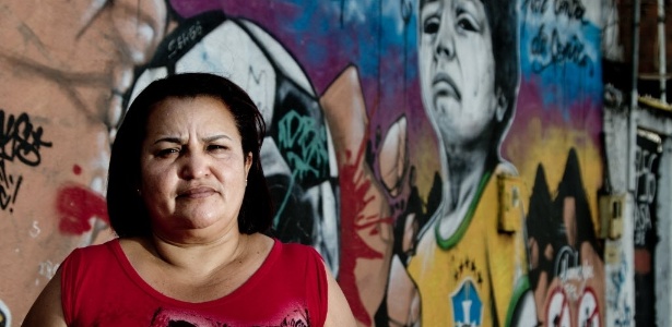 Francicleide Souza, líder de la comunidad en Metro Mangueira, una de las zonas afectadas por las mudanzas