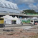 Arena Pernambuco recebe torcedor com restos de entulho para estreia oficial