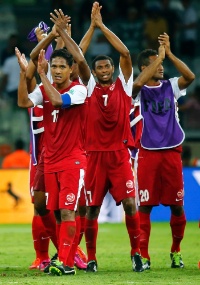 emoção após derrota: Taiti credita "boa atuação" aos torcedores brasileiros