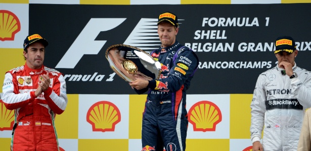 Vettel assumiu a ponta na primeira volta e não perdeu mais a liderança da corrida
