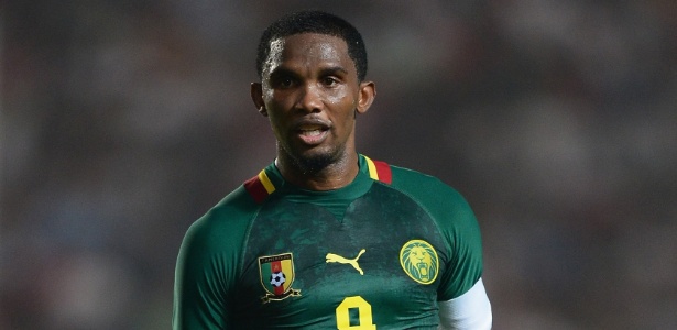 Samuel Eto'o, de Camarões, criou um clima hostil para a seleção dele antes do jogo que valeu vaga na Copa