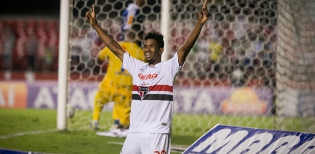 Ewandro disputou 22 partidas pelo São Paulo, em 2014 e 2015