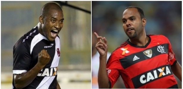 Artilheiros do Estadual, Edmilson (e) e Alecsandro (d) comandam Vasco e Flamengo em final do Carioca