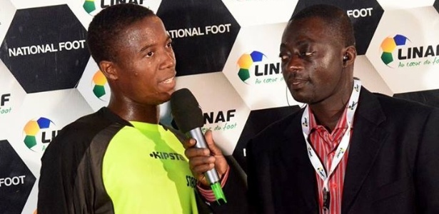 Sylvain Azougoui, de 30 anos, morreu durante partida do seu time no Gabão