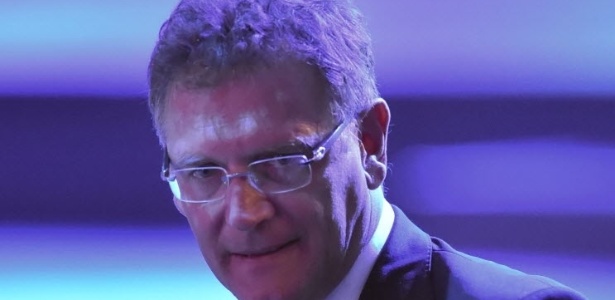 10.jun.2014 - Jerome Valcke, secretário-geral da Fifa, participa do Congresso da Fifa em São Paulo