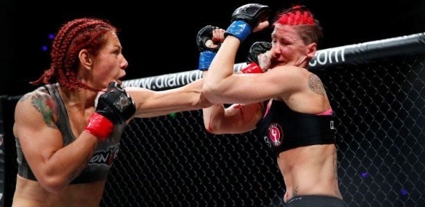 Brasileira Cris Cyborg arrasou Charmaine Tweet em apenas 46s. Ronda no caminho?