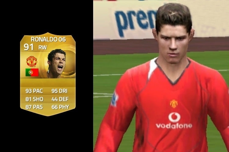 Ronaldo Fifa 06 Rating