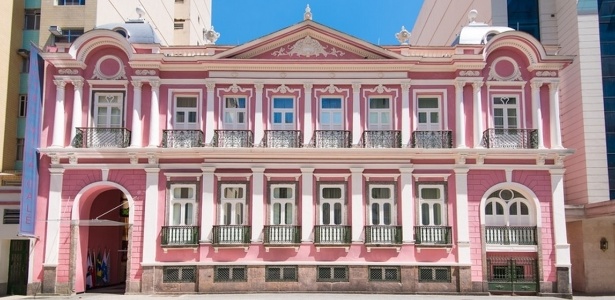 Fachada da concentração do Vasco no bairro da Lapa, no Centro do Rio de Janeiro