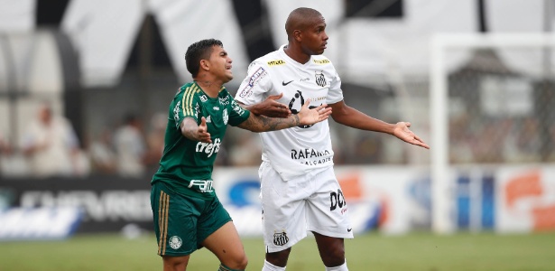 Dudu foi expulso durante a final do Campeonato Paulista contra o Santos
