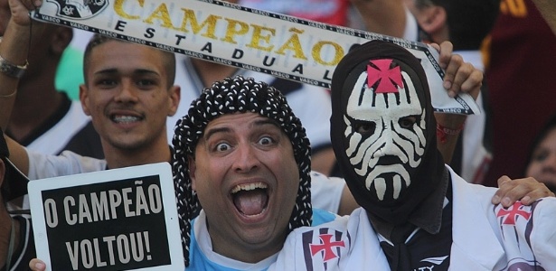 A torcida do Vasco está empolgada com o título estadual e o retorno à Série A