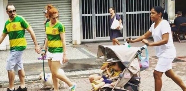 Vice do Flamengo foi a protesto contra Dilma com a babá de seus filhos 