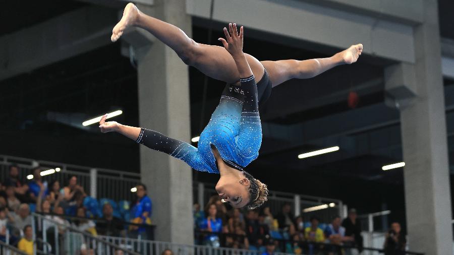 Pódio histórico no Mundial de Ginástica empolga Rebeca Andrade