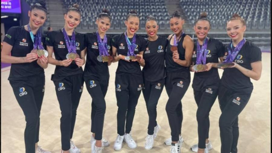 Brasileiros por medalhas na Copa do Mundo de Ginástica Artística