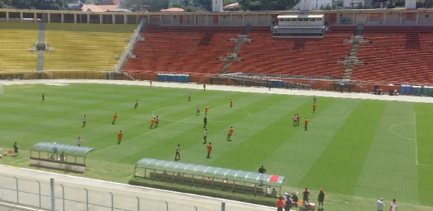 Teste foi realizada no Pacaembu, local do jogo contra o Cesar Vallejo pela Libertadores