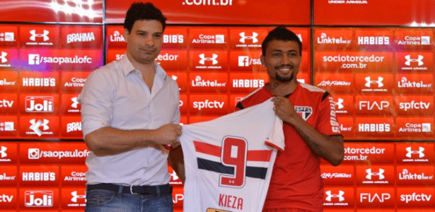 Kieza ficou fora até do banco de reservas no jogo contra o River Plate