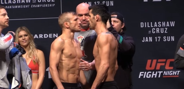 TJ Dillashaw encara Dominick Cruz antes de disputa de cinturão dos galos