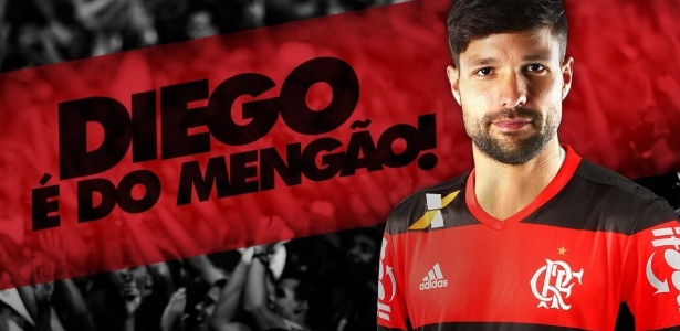 O meia Diego é o novo reforço do Flamengo para o Campeonato Brasileiro