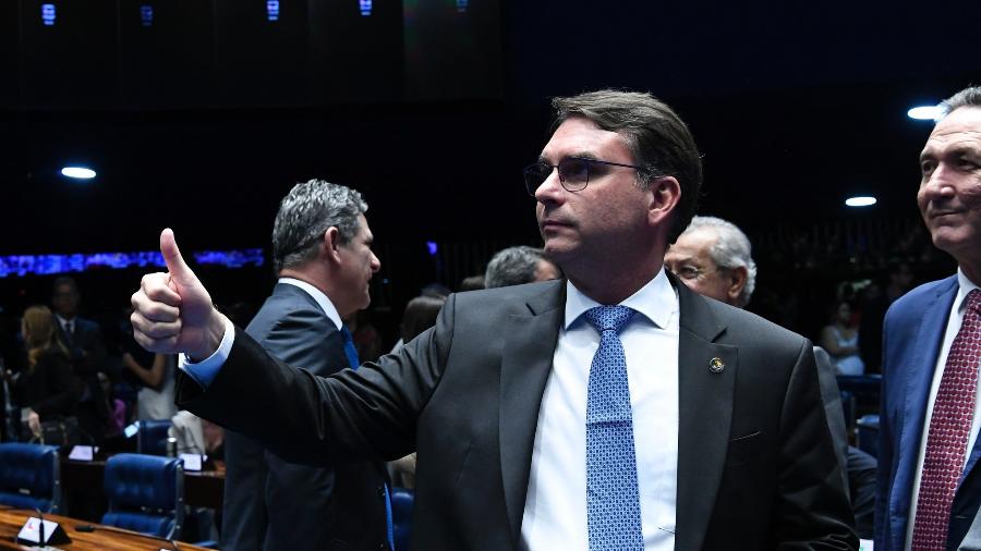 O senador Flávio Bolsonaro (PL-RJ)