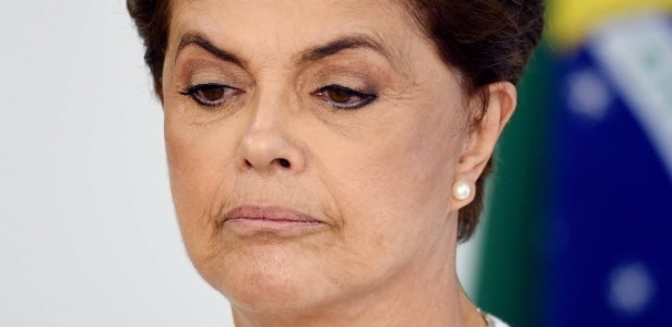 A presidente Dilma Rousseff, acusada de ter cometido "pedaladas" fiscais