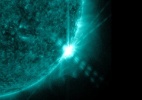 Erupção solar causa blecaute moderado em ondas de rádio no final de semana  (Foto: Nasa/SDO)