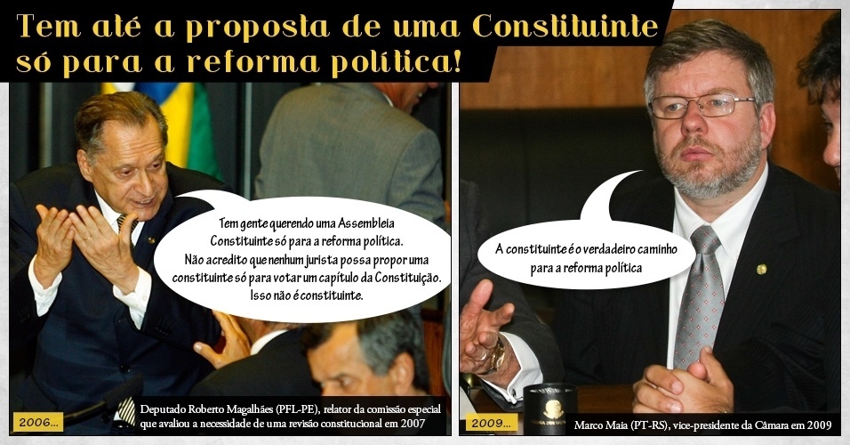 A Novela da Reforma Política Fotos UOL Notícias