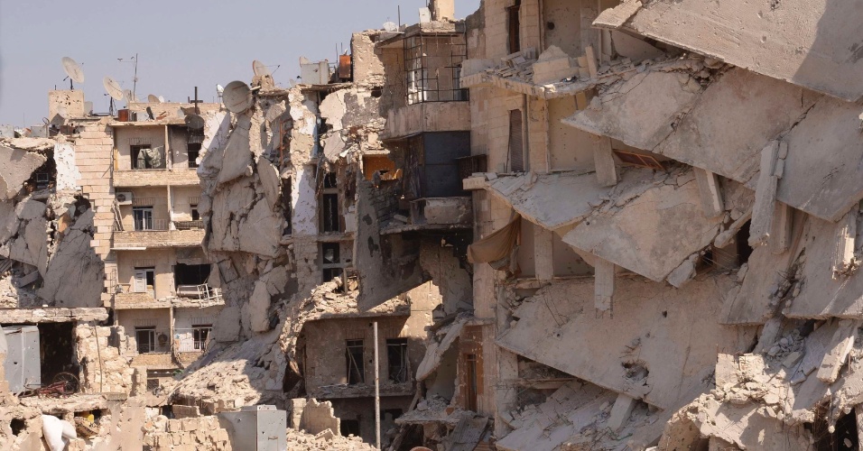Resultado de imagem para imagens de ruínas de guerra no Iraque