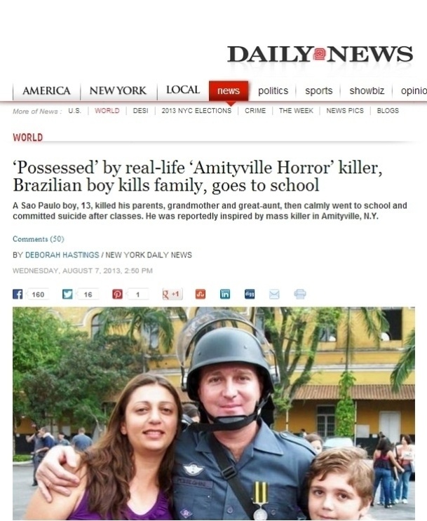 Resultado de imagem para caso familia pesseghini amityville